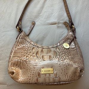 Brahmin genuine croc alligator shoulder bag